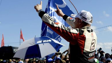 Werner festejando en Posadas.