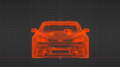 Chevrolet Camaro en 3D.