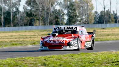 Benja Ochoa en pista en La Plata.