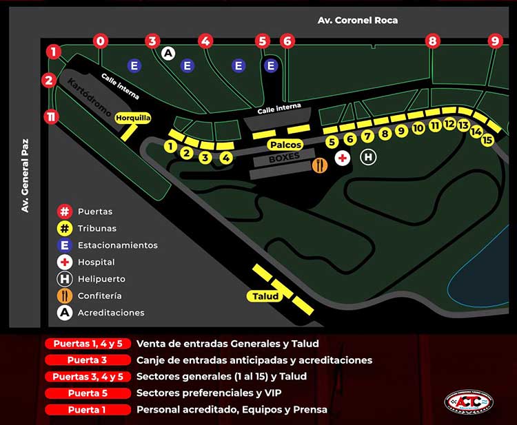 Entradas para el TC en Buenos Aires. 