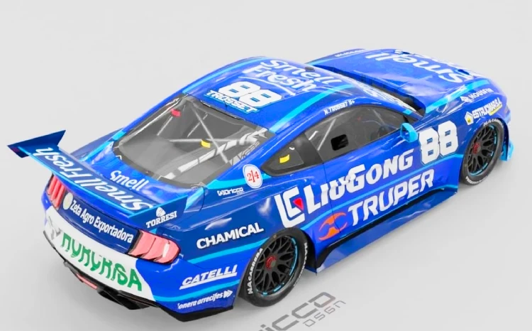 Render del Mustang de Trosset