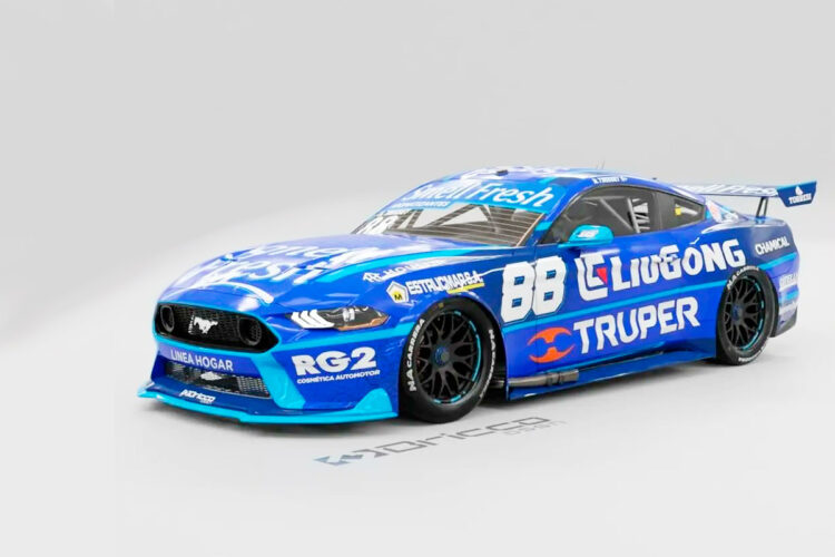 Render 3D del Mustang de TC de Trosset.