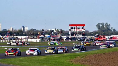 Pelotón de TC en Rafaela.