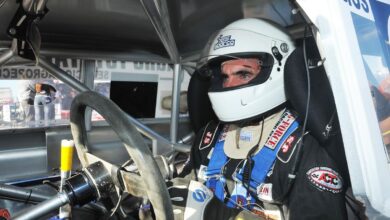 Gastón Todino con el casco puesto.