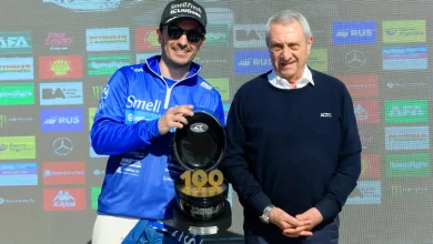 Trosset recibe un reconocimiento por sus 100 carreras