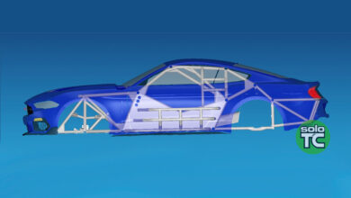 3D del Mustang de TC.