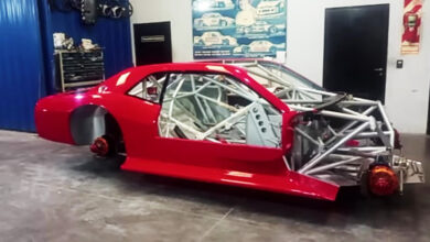 Estructura del Dodge Challenger.