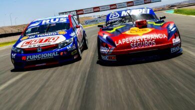 Autos de TN y TC en la pista.