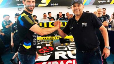 Ardusso y Medina en el taller del RUS Med Team.