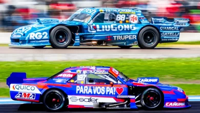 Collage del Ford de Trosset y el Dodge de Quijada