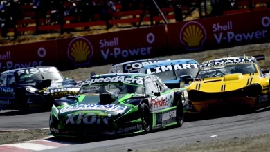 Facundo Chapur y Tobías Martínez en sus respectivos Dodge y Torino nueva generación.