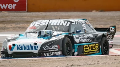 Scialchi en las series del TC Pista en El Calafate.