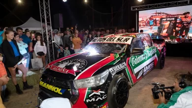 Presentación de la Toyota Hilux de Germán Todino.