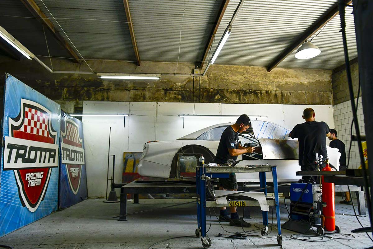 Torino en el taller de Trotta.
