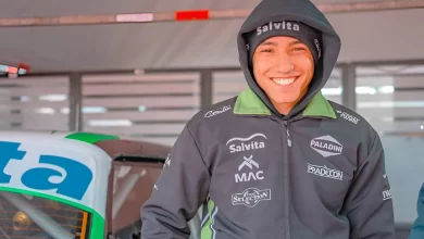 Ciantini en el box de El Calafate.