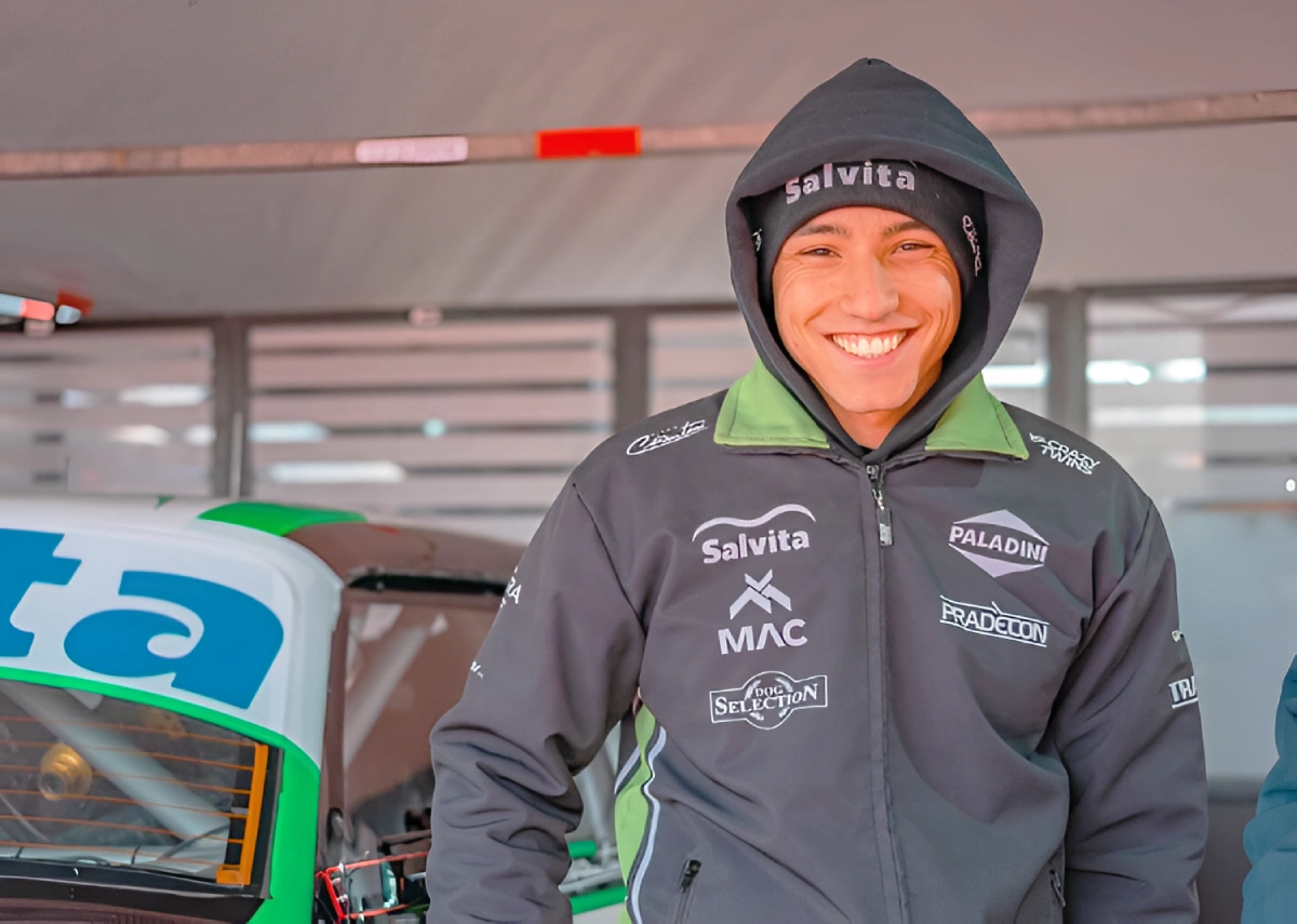 Ciantini en el box de El Calafate.