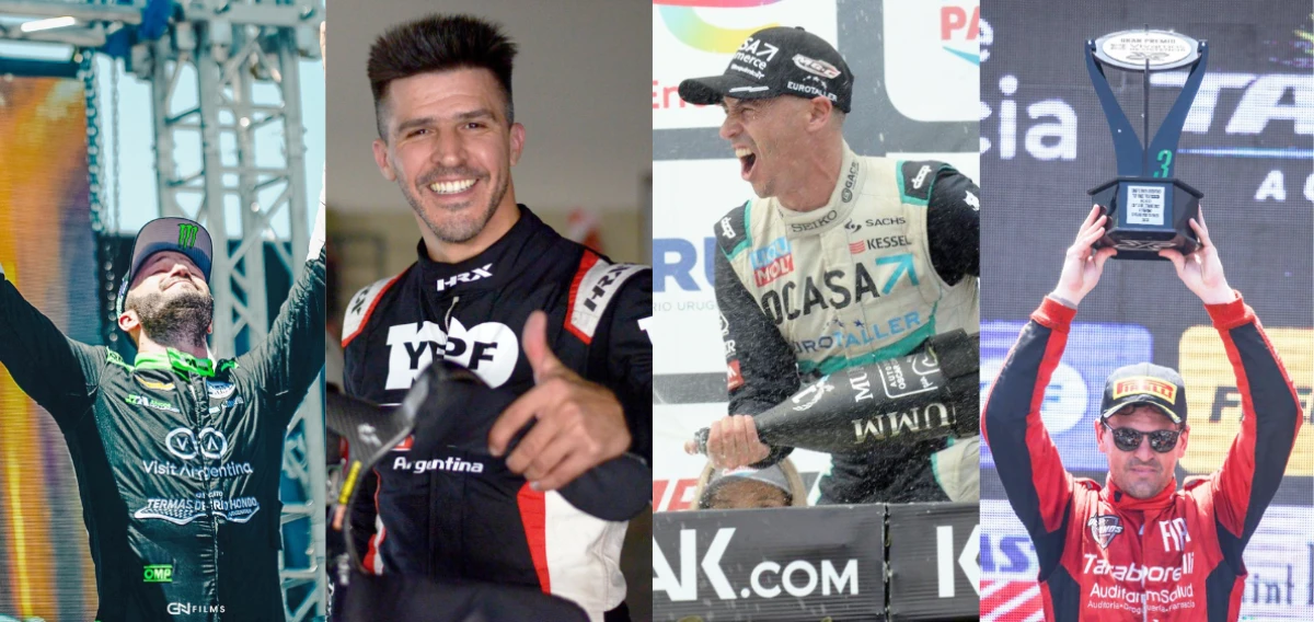 Las grandes ausencias del TC 2024. Canapino, Rossi, Pernía y Di Palma.