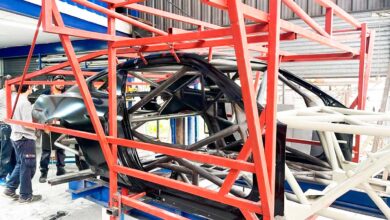 Estructura enchapado de Mustang del DTA.