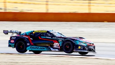 Camaro de Risatti en el aire