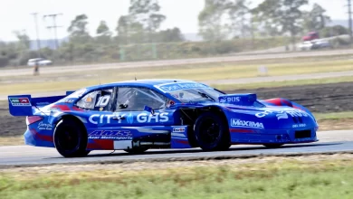 El Toyota Camry de Diego Azar en Viedma.