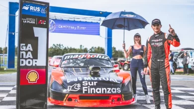 Iansa después de ganar la Final del TC Mouras en La Plata.