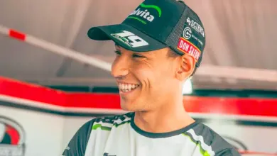 Ciantini sonríe en el box