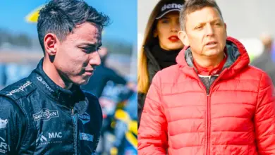 Ciantini y Ortelli en la calle de boxes