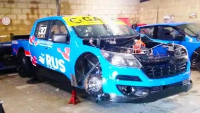 Chevrolet S10 en el taller