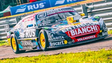Chevrolet entrando a boxes