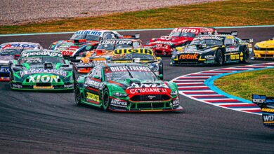 De Benedictis en el pelotón de Termas.