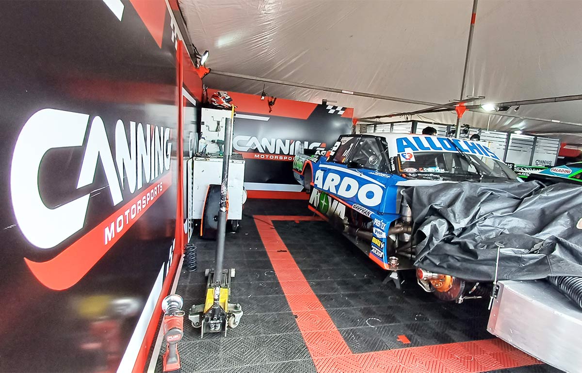 El box del Canning Motorsport de TC.