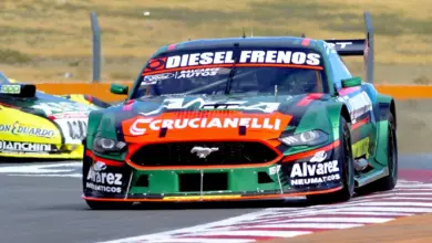 Ford Mustang de De Benedictis en El Calafate.