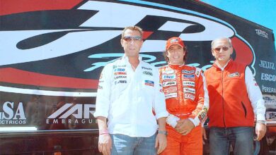 Lema, Silva y Kissling en el TC 2005.