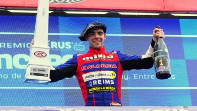 Todino en el podio del TC en Concepción.