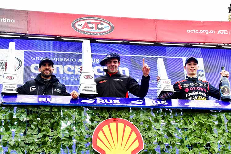 Podio del TC en Concepción.