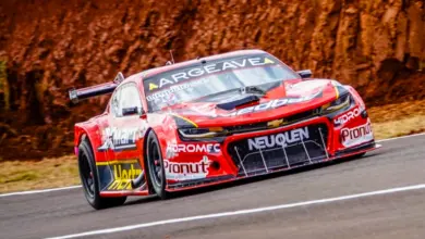 Camaro en la pista