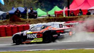 Camaro frenando fuerte