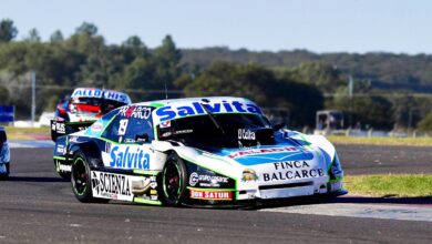 Chevy de Ciantini doblando.