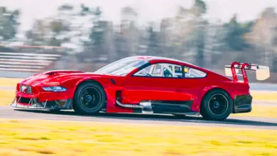 Mustang de TC en la pista