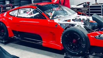 Mustang en el taller
