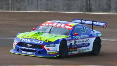 Mustang doblando