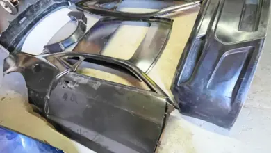 Pieles del Camaro en el taller