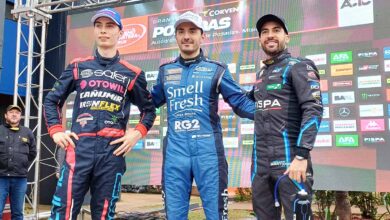 Los 3 primeros en la clasificación.