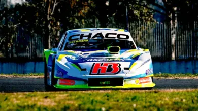 Lucas Bohdanowicz disputando la clasificación del TC Pista Mouras.