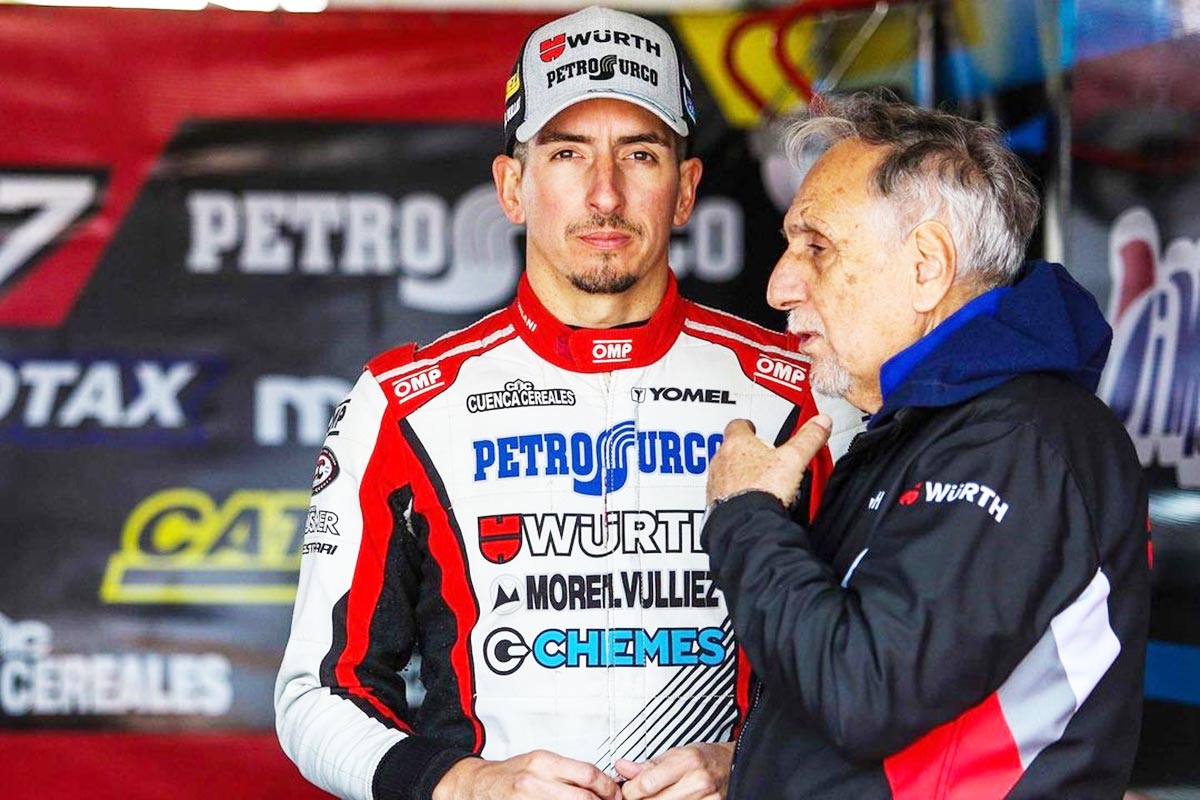 Trucco y Di Meglio en boxes del TC.