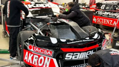 Camaro de Canapino en el taller