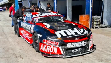 Camaro en boxes