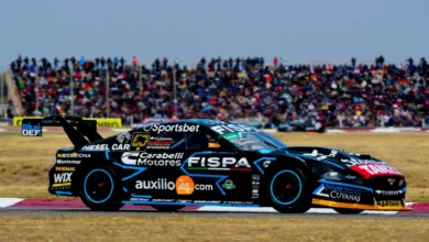 Mustang en la pista