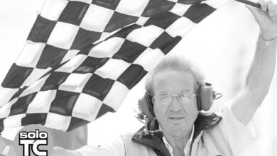 Petruccelli con la bandera