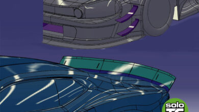 Spoiler de TC tipo NASCAR.